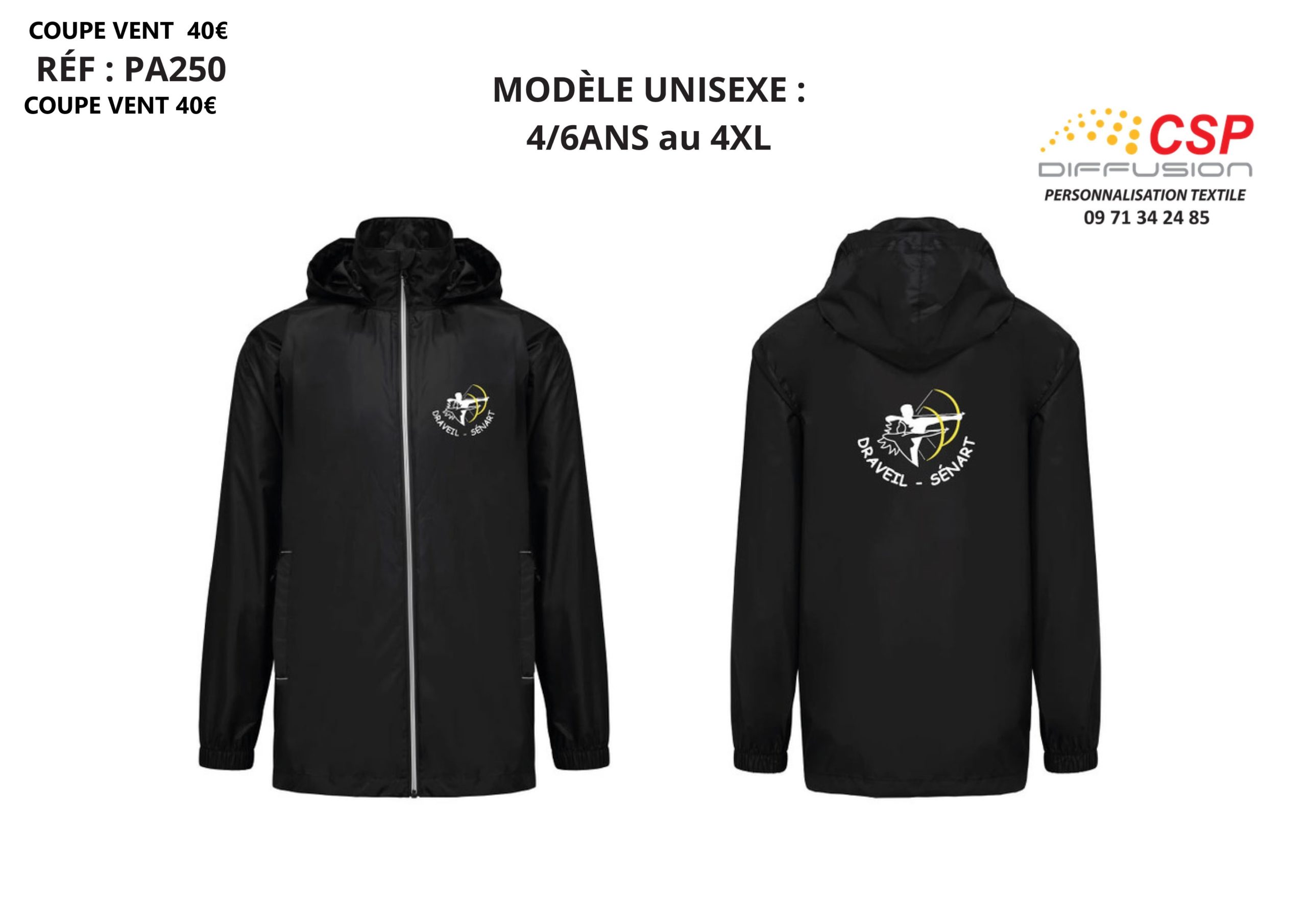 VESTE MANCHES AMOVIBLES 110€